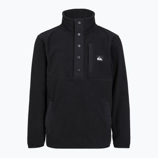 Children's fleece sweatshirt Quiksilver No Destination Half Zip black