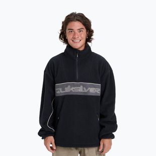 Men's snowboard sweatshirt Quiksilver Omni Sherpa Half Zip black