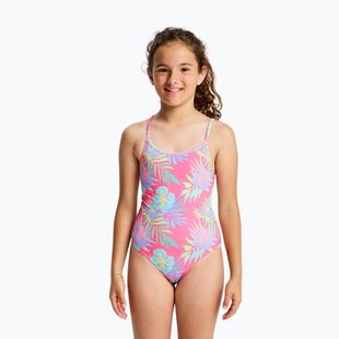 Children's one-piece swimsuit ROXY Aquarella sangria sunset aquarella rg