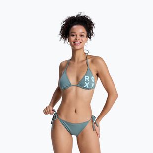 Women's two-piece swimsuit ROXY Solid Essentials Tiki Tri agave green