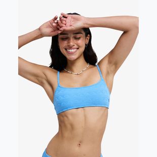 Swimsuit top ROXY Paradise Wave Bralette silver lake blue make a splash