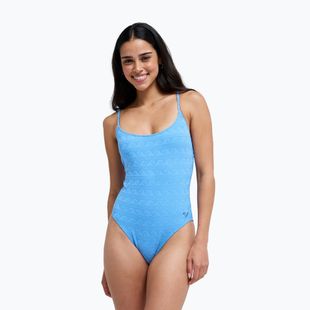 Women's one-piece swimsuit ROXY Paradise Wave silver lake blue make a splash