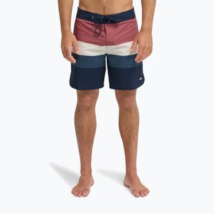 Men's swim shorts Quiksilver Surfsilk Scallop 18" dark navy tijuana