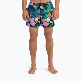 Men's swim shorts Quiksilver Everyday Printed Volley 15" dark navy interact floral