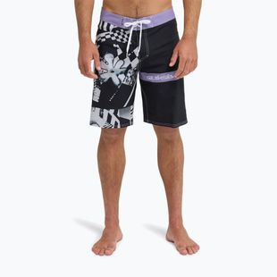 Men's swim shorts Quiksilver Surfsilk Straight 20" black block momentum