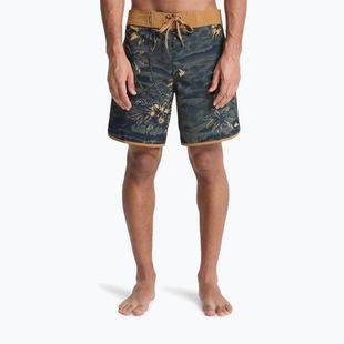 Men's swim shorts Quiksilver Surfsilk Scallop 18" black sundown