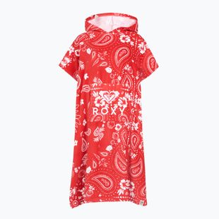 Women's poncho ROXY Stay Magical Printed hibiscus boho bandana bico