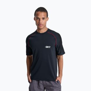 Men's swimming T-shirt Quiksilver Mercury Americana Surf black