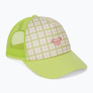 Women's baseball cap ROXY Beautiful Morning cloud dancer swell plaid