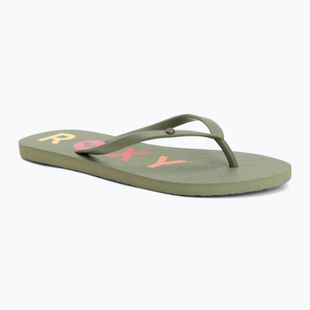Women's flip-flops ROXY Sandy III oil green