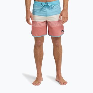 Men's swim shorts Quiksilver Surfsilk Scallop 18" desert sand/tijuana