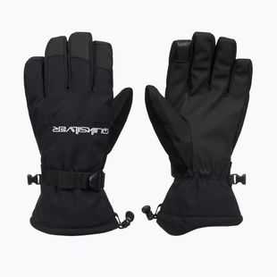 Men's snowboard gloves Quiksilver Mission true black