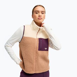Women's gilet ROXY Boundless Spirit Vest 2 cafe au lait