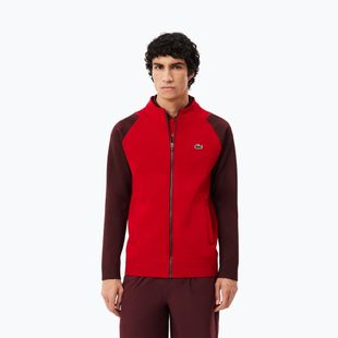 Lacoste men's SH3022 opera/expresso sweatshirt