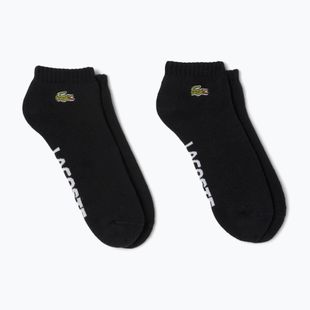 Lacoste men's socks RA2653 2 pairs black/black