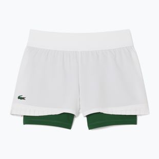 Lacoste women's tennis shorts GF8598 white/green