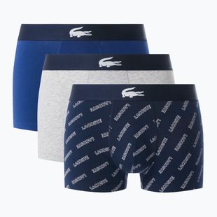 Men's boxer briefs Lacoste 5H1288 3-pack navy blue/white/silver ch