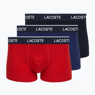 Men's boxers Lacoste 5H1300 3 pairs navy blue/red/methylene