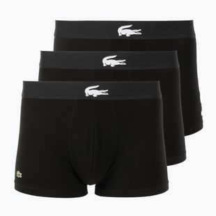 Men's boxers Lacoste 5H1291 3 pairs black/white/black/black