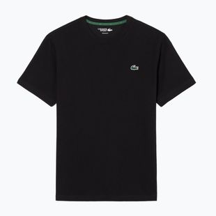 Men's tennis shirt Lacoste TH0003 black/lamb's lettuce