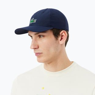 Baseball cap Lacoste RK2450 navy blue
