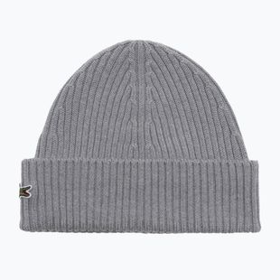 Men's winter hat Lacoste RB0001 silver chine