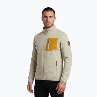 Men's fleece sweatshirt Aulp Dante sand