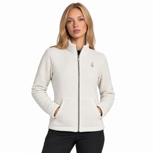 Women's fleece sweatshirt Aulp Becco Coral Fleece white 1