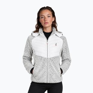 Women's hybrid jacket Aulp Clem Hooded Hybrid white 1