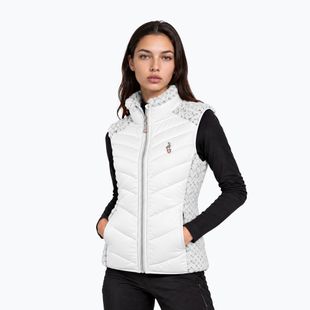 Women's gilet Aulp Corda Hybrid white 1