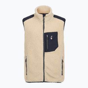 Men's gilet Aulp Tarik Sherpa greige 1