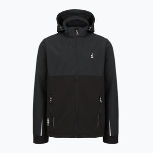 Men's softshell jacket Aulp Tiago Softshell anthracite melange 1