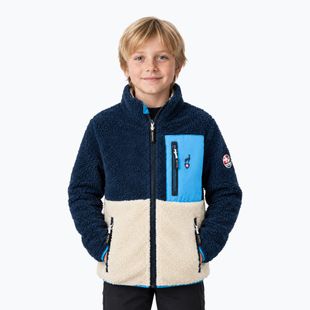 Children's fleece sweatshirt Aulp Tiger Sherpa blue 1