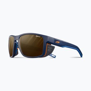 Sunglasses Julbo Shield Reactiv Polarized matt dark blue/orange