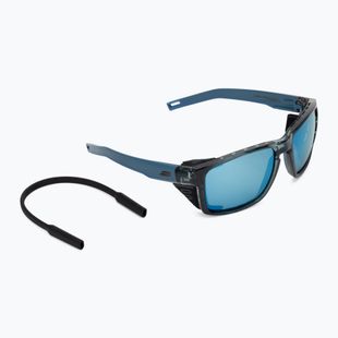 Sunglasses Julbo Shield Polar HD shiny translu blue/blue