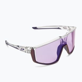 Julbo Fury Spectron 1 shiny translucent gray/purple cycling glasses
