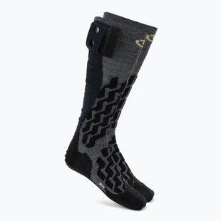 Therm-ic Powersocks Heat Fusion Uni grey/ black heated socks