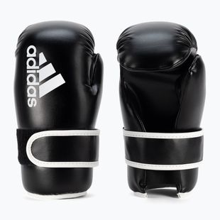 adidas Point Fight Boxing Gloves Adikbpf100 black and white ADIKBPF100