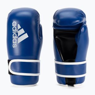 adidas Point Fight boxing gloves Adikbpf100 blue and white ADIKBPF100