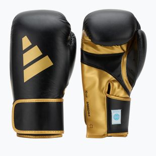 Boxing gloves adidas Wako black/gold