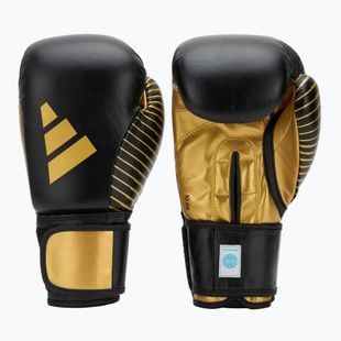 Boxing gloves adidas Wako ADIKBWKF200 black/gold