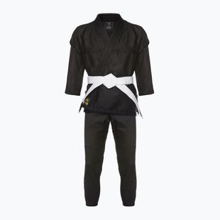 GI for Brazilian jiu-jitsu children's adidas Rookie black/gold