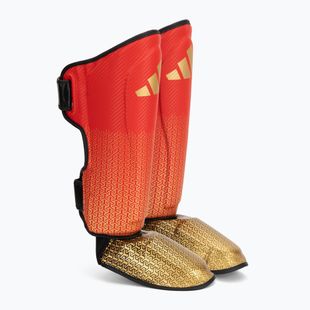 Foot and tibia protectors adidas Pro red/gold