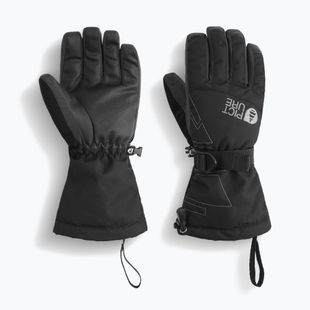 Picture Testy black children's ski gloves