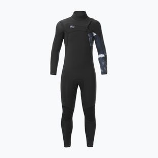 Men's Picture Equation Print 4/3 mm black wetsuit