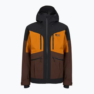 Men's Picture Naikoon black / chicory / honey ski jacket