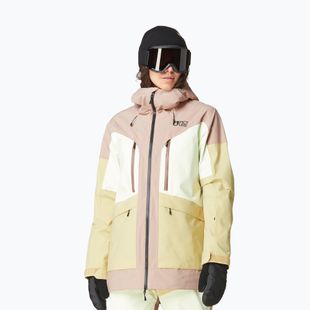 Picture Haakon women's ski jacket roebuck / lime / cream hemp
