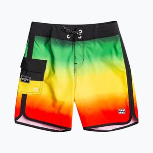 Children's swimming shorts Billabong 73 Fade Pro rasta