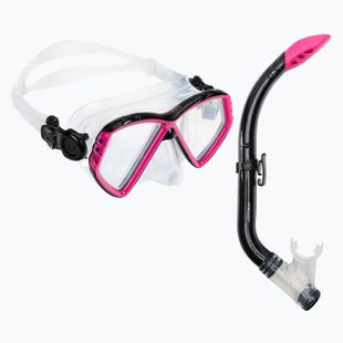 Aqualung Cub Combo children's snorkel kit black/pink SC3990002