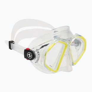 Aqualung Hawkeye transparent/yellow diving mask MS5570007